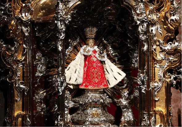 Niño Jesus de Praga estilo Barroco